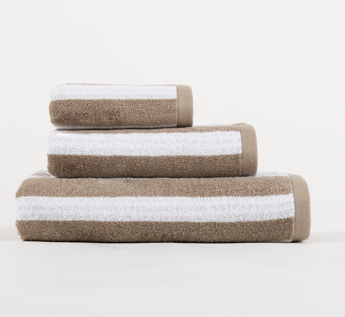 Conjunto toalhas 520 g/M² EFFICIENCE STRIPES