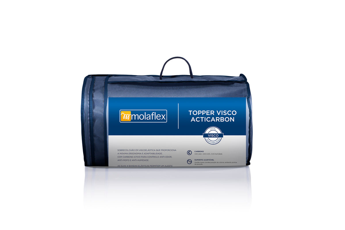 Sobre-colchão topper VISCO ACTICARBON